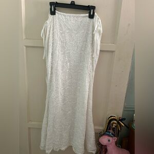 shein lace maxi skirt